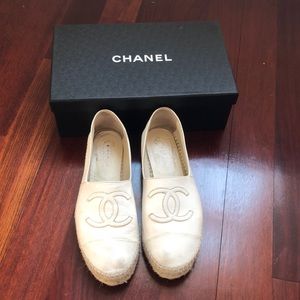Chanel Lambskin Espadrilles